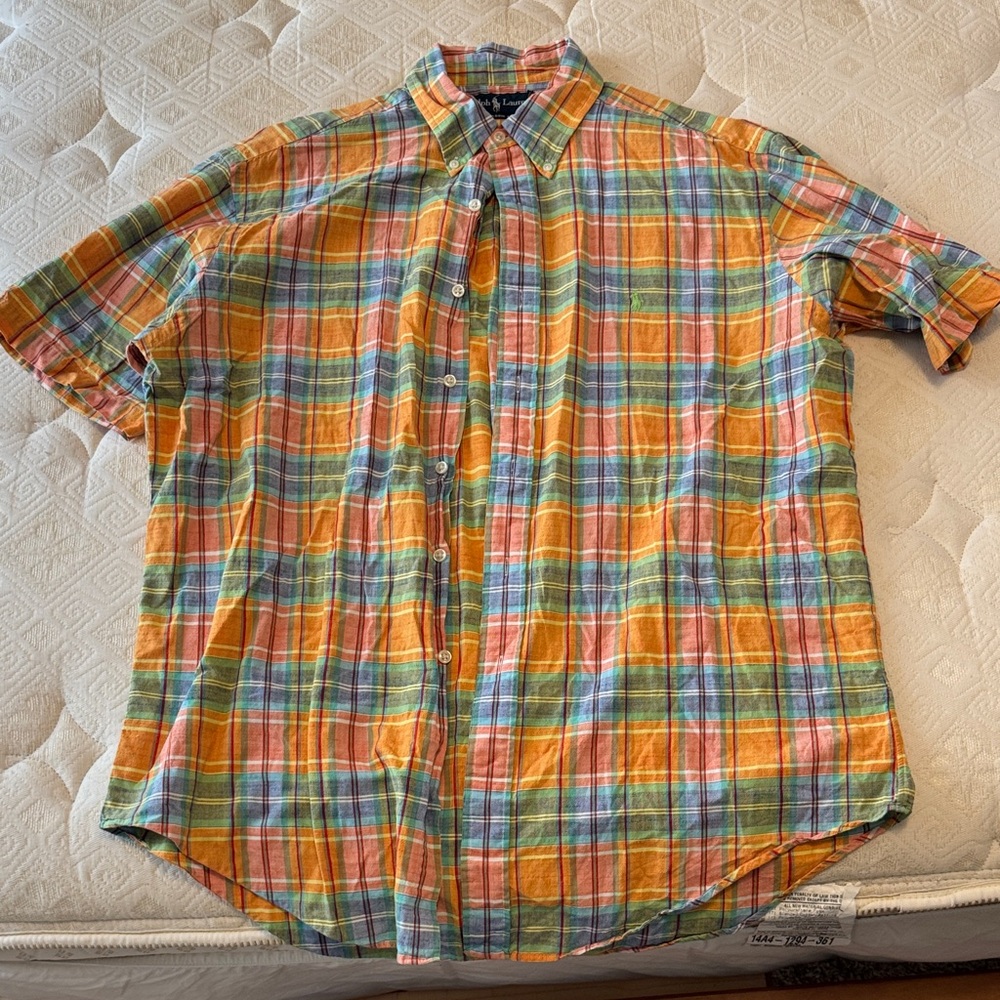 Ralph Lauren Multicolor Plaid Casual Shirt